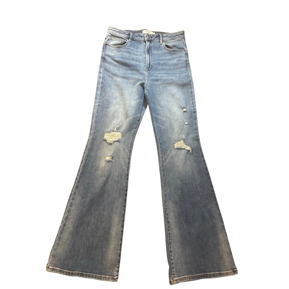 Hidden Los Angeles Happi High Rise Flare Jeans SZ 31